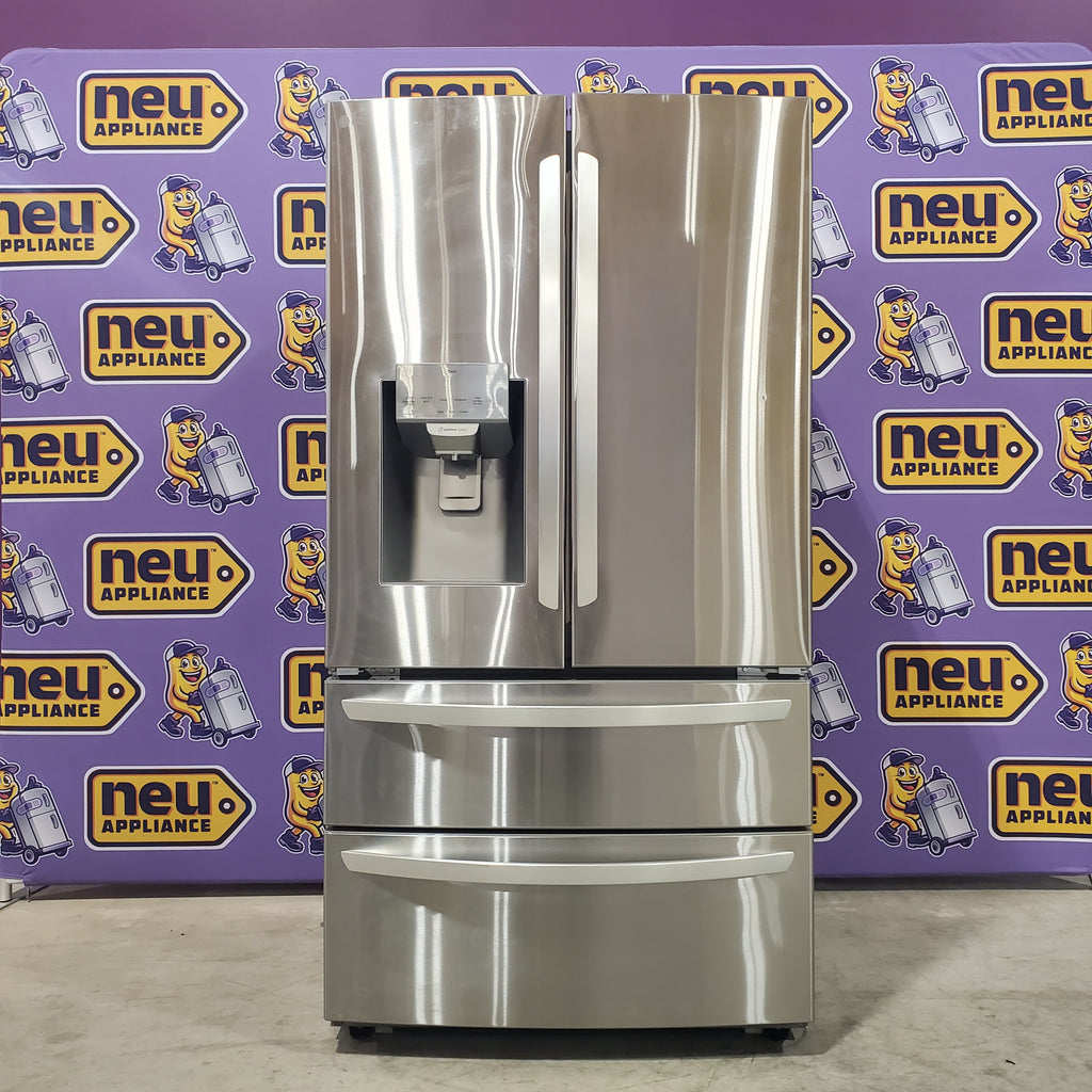 Pictures of LG 27.8-cu ft 4-Door French Door Refrigerator with Dual Ice Maker (Fingerprint Resistant Steel) ENERGY STAR - LRMXS2806S Scratch and Dent (Minor) - Neu Appliance Outlet - Discount Appliance Outlet in Austin, Tx