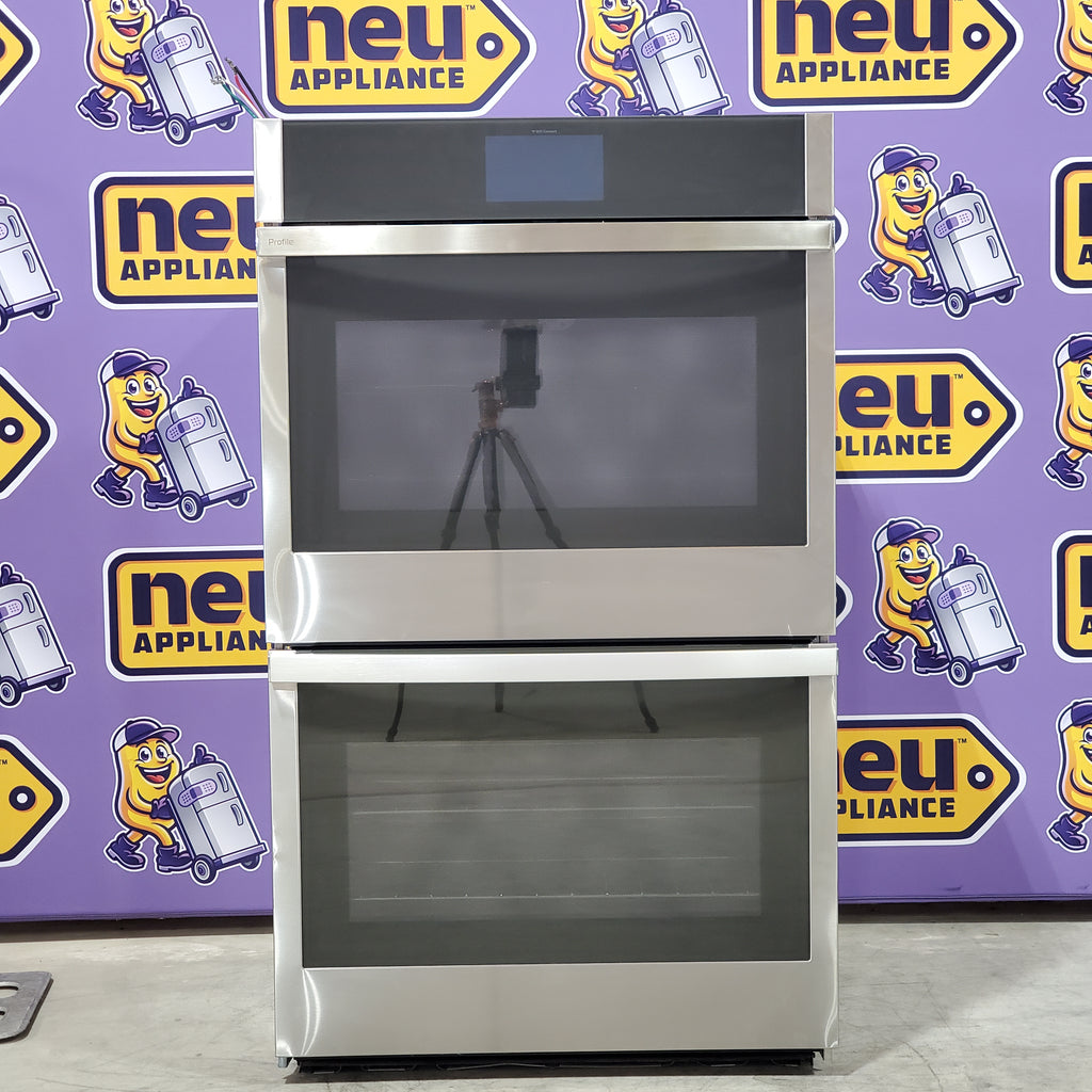 Pictures of GE Profile™ 30" Smart Built-In Convection Double Wall Oven with No Preheat Air Fry and Precision Cooking PTD7000SNSS - Open Box - Neu Appliance Outlet - Discount Appliance Outlet in Austin, Tx