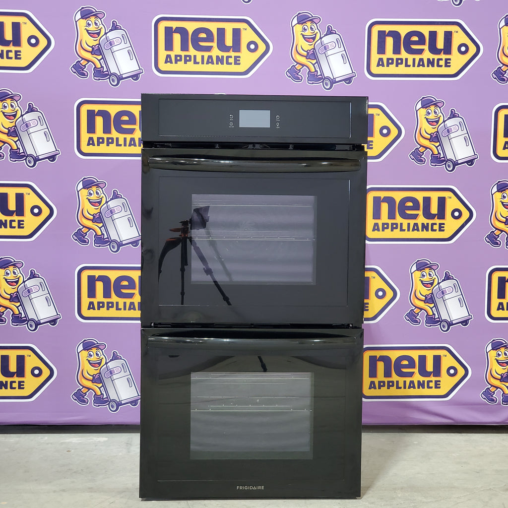 Pictures of Frigidaire 27" Double Electric Wall Oven in Black FCWD2727AB - Scratch & Dent (Minor) - Neu Appliance Outlet - Discount Appliance Outlet in Austin, Tx
