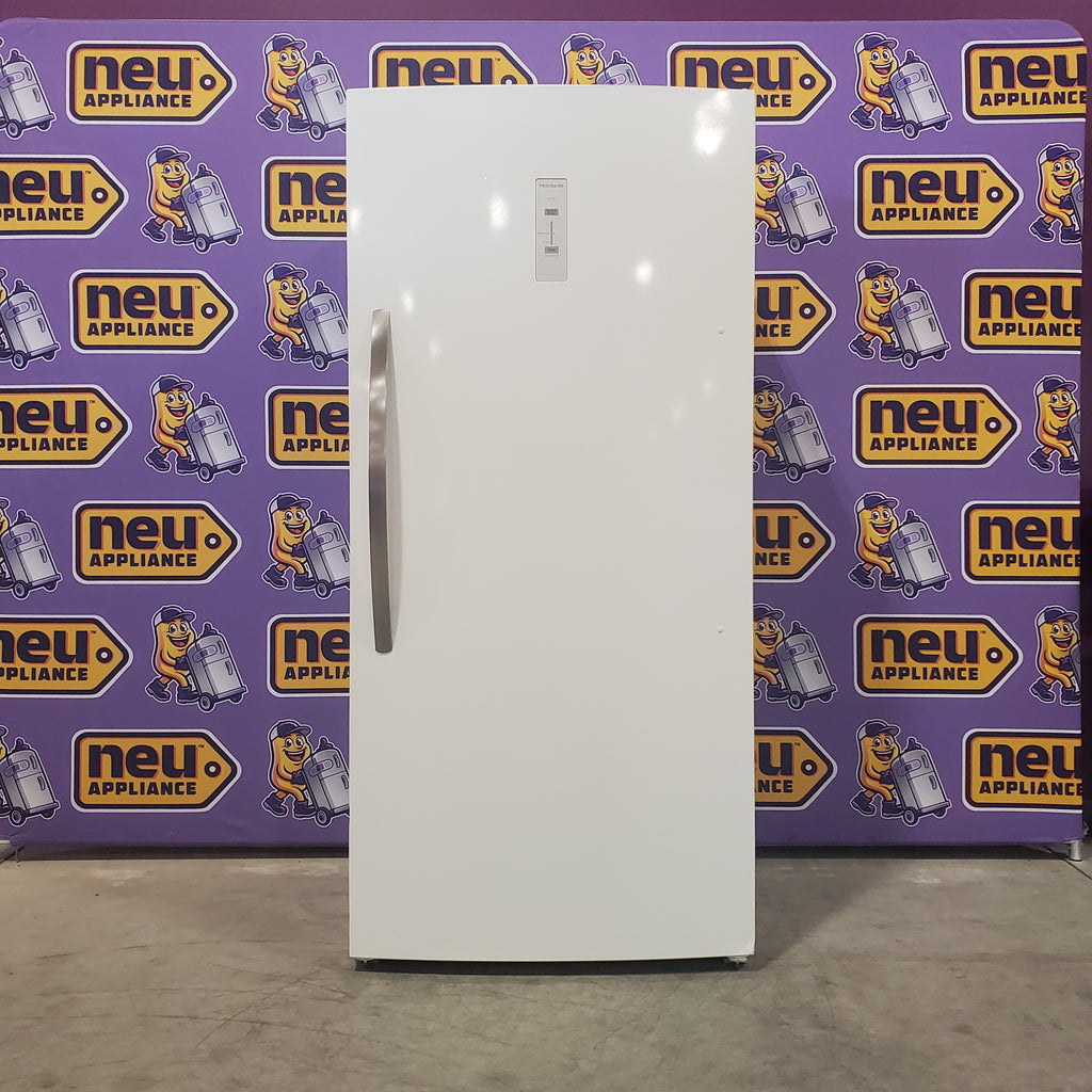 Pictures of Frigidaire 20 Cu. Ft. ENERGY STAR Garage Ready White Upright Freezer with EvenTemp™ Cooling System - 3SD402 - FFUE2024AW - Scratch & Dent (Minor) - Neu Appliance Outlet - Discount Appliance Outlet in Austin, Tx