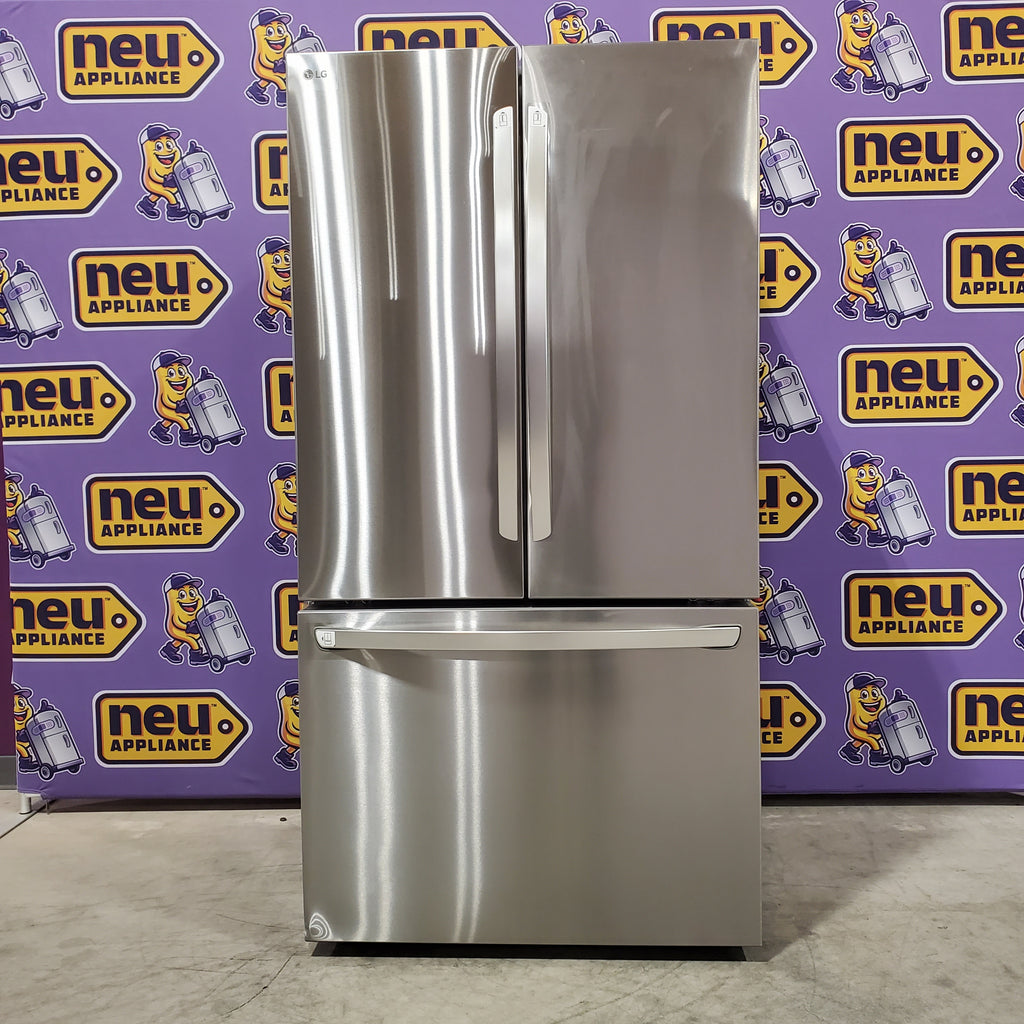 Pictures of LG 27 cu. ft. Smart Counter-Depth MAX™ French Door Refrigerator with Linear Cooling™ and Internal Water Dispenser 3SD682 - LRFLC2706S - Scratch & Dent (Minor) - Neu Appliance Outlet - Discount Appliance Outlet in Austin, Tx