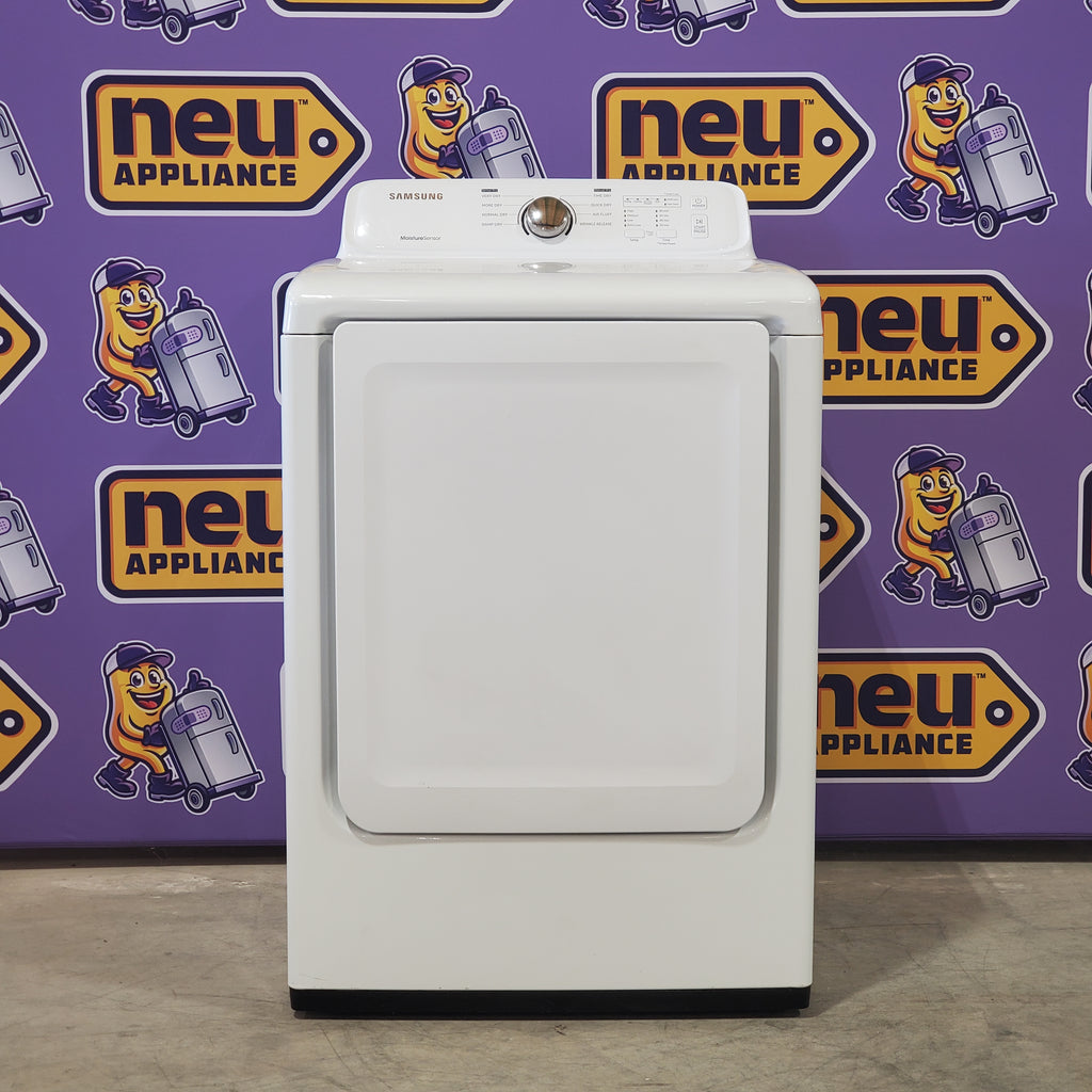 Pictures of Samsung White Electric 7.2 Cu. Ft. Dryer with Sensor Dry DV40J3000EW - Certified Refurbished - Neu Appliance Outlet - Discount Appliance Outlet in Austin, Tx