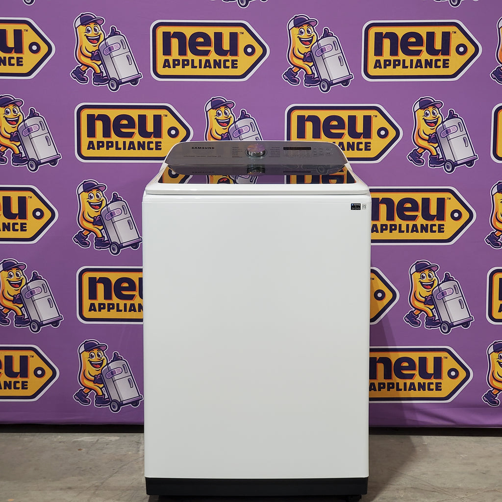 Pictures of Samsung 5.2 cu. ft. Large Capacity Smart Top Load Washer with Super Speed Wash in White WA52DG5500AW - Open Box - Neu Appliance Outlet - Discount Appliance Outlet in Austin, Tx