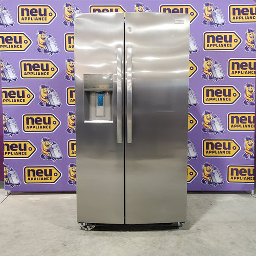 Pictures of Frigidaire Gallery Smudge Proof Stainless Steel 26 Cu. Ft. Side by Side Refrigerator with Bright LED Lighting 3SD397 - GRSS2652AF - Scratch & Dent (Moderate) - Neu Appliance Outlet - Discount Appliance Outlet in Austin, Tx