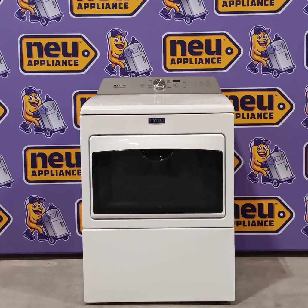 Pictures of Maytag Large Capacity Electric Dryer with Rapid Dry Cycle and IntelliDry® Sensor – 7.4 cu. ft. MEDB765FW - Scratch & Dent (Minor) - Neu Appliance Outlet - Discount Appliance Outlet in Austin, Tx
