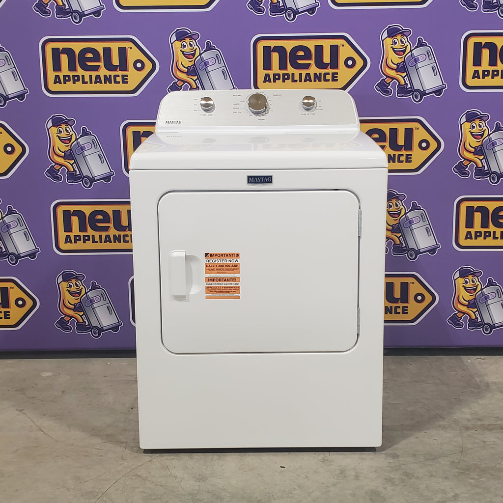 Pictures of Maytag 4.5 cu. ft. Top Load Washer with Power Agitator MVW4505MW and 7.0 cu. ft. Electric Dryer with Reversible Door MED4500MW - Neu Appliance Outlet - Discount Appliance Outlet in Austin, Tx