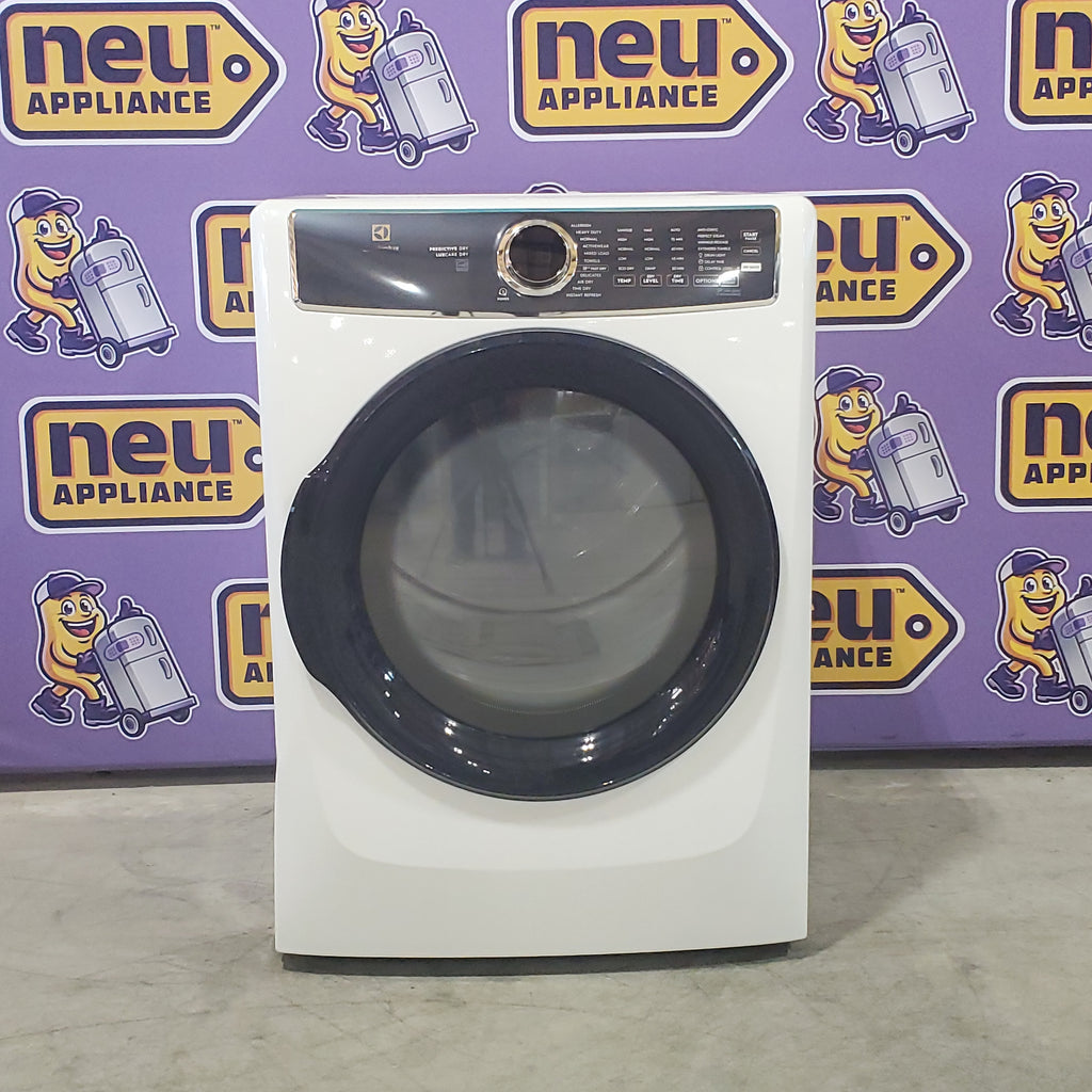 Pictures of Electrolux 8.0 Cu. Ft. Front Load Perfect Steam™ Gas Dryer with LuxCare® Dry and Instant Refresh ELFG7626BW - Scratch & Dent (Minor) - Neu Appliance Outlet - Discount Appliance Outlet in Austin, Tx