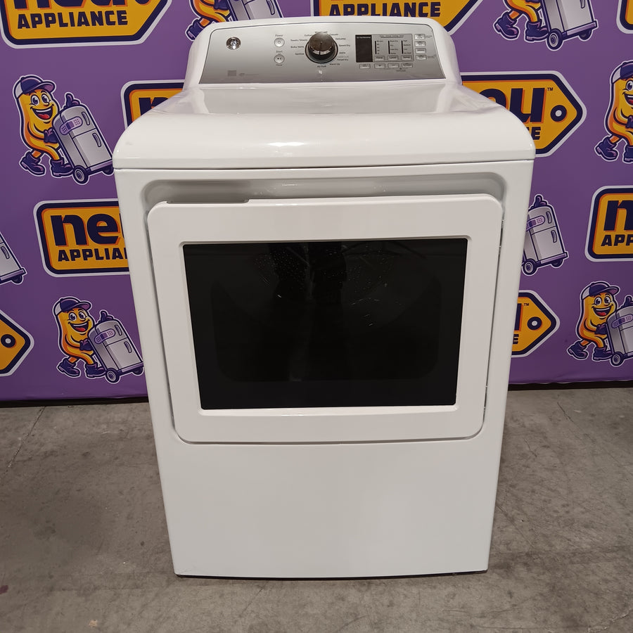GE Top Load 4.0 Cu. Ft. Capacity Washer with Stainless Steel Wash Basket GTW325ASWWW - New in Box and GE ENERGY STAR 7.4 cu. ft. Capacity Aluminized Alloy Drum Electric Dryer with Sensor Dry 16254 - GTD65EBSJWS - Certified Refurbished
