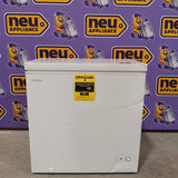Vissani 7.0 cu. ft. Manual Defrost Chest Freezer with LED Light in White, Garage Ready SA304 - HMCF7W5 - Scratch & Dent (Major)