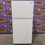 Vissani 18.1 cu. ft. Top Freezer Refrigerator with Adjustable Glass Shelving in White, Garage Ready 25139SD786 - MDTF18WHR5 - Scratch & Dent (Moderate)