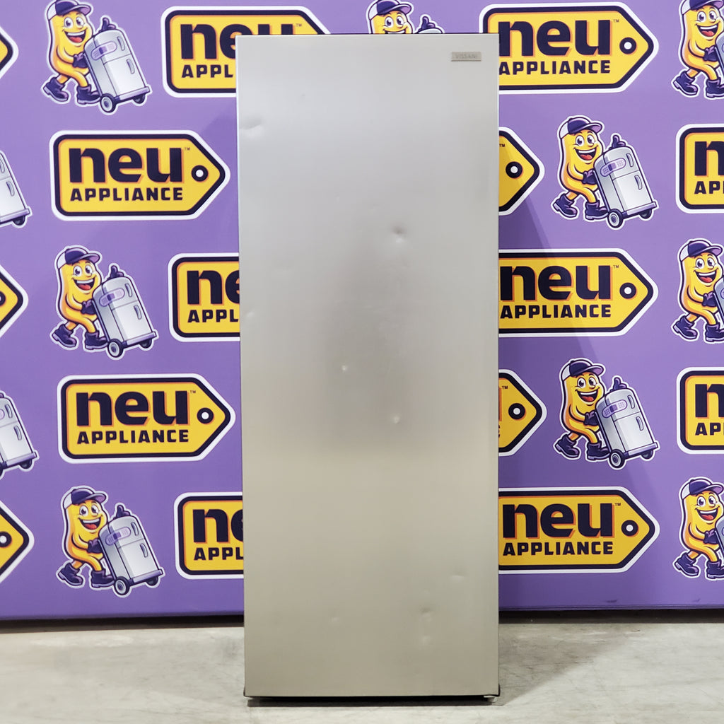 Pictures of Vissani 7.1 cu. ft. Manual Defrost Convertible Upright Freezer in Stainless Steel Look MDUFC7SS4 - Scratch & Dent (Minor) - Neu Appliance Outlet - Discount Appliance Outlet in Austin, Tx