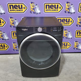 Whirlpool 7.4-cu ft Stackable Vented Gas Dryer with Steam Cycle in Volcano Black 31134SD185 - WGD6720RU - Open Box