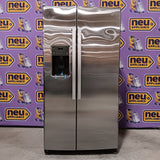 GE 25.3 Cu. Ft. Side-By-Side Refrigerator in Fingerprint Resistant Stainless Steel 25133SD428 - GSS25GYPFS - Scratch & Dent (Minor)