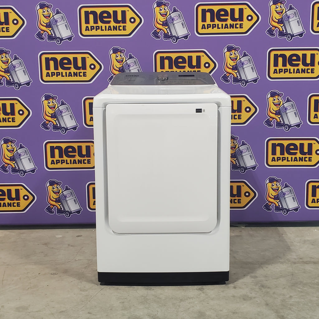 Pictures of Samsung 7.4-cu ft Electric Dryer with Wrinkle Prevent Option (White) - Open Box - Neu Appliance Outlet - Discount Appliance Outlet in Austin, Tx