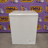 Visanni 4.9 cu. ft. Manual Defrost Chest Freezer with LED Light Type in White Garage Ready DCM5QRWW - Scratch & Dent (Moderate)