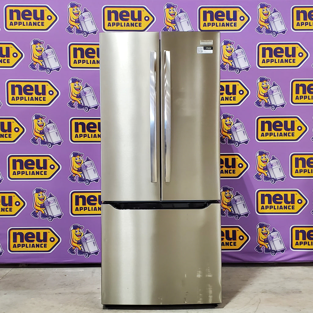 Pictures of Frigidaire Gallery 20 Cu. Ft. Standard-Depth French Door Refrigerator in Stainless Steel GRFN2023AF - Scratch & Dent (Minor) - Neu Appliance Outlet - Discount Appliance Outlet in Austin, Tx