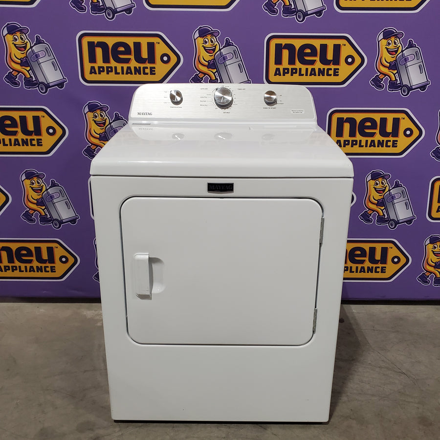 Maytag 4.2 Cu. Ft. Capacity Top Load Washer in White MTW4205SW - Open Box and MayTag 7.0 cu. ft. Top Load Electric Wrinkle Prevent Dryer 16185 - MED4500MW - Scratch & Dent (Minor)