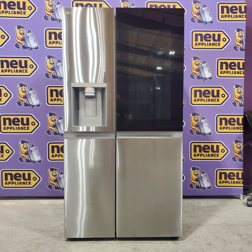 Pictures of LG 27 cu. ft. Side-By-Side InstaView® Refrigerator in PrintProof Stainless Steel 3SD655 - LRS0S2706S - Scratch & Dent (Minor) - Neu Appliance Outlet - Discount Appliance Outlet in Austin, Tx