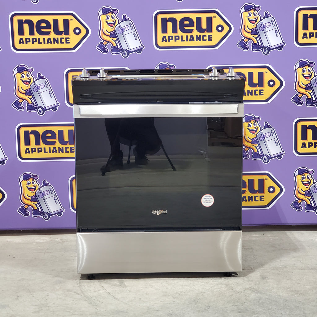 Pictures of Whirlpool Stainless Steel Gas 5.0 Cu. Ft. Range with Frozen Bake Technology WEG515S0LS - Open Box - Neu Appliance Outlet - Discount Appliance Outlet in Austin, Tx