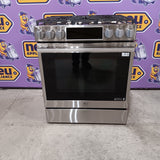 LG STUDIO 6.3 Cu. Ft. SMART Slide-In Gas Range With Instaview And Air Fry In Stainless Steel LSGS6338F - Open Box
