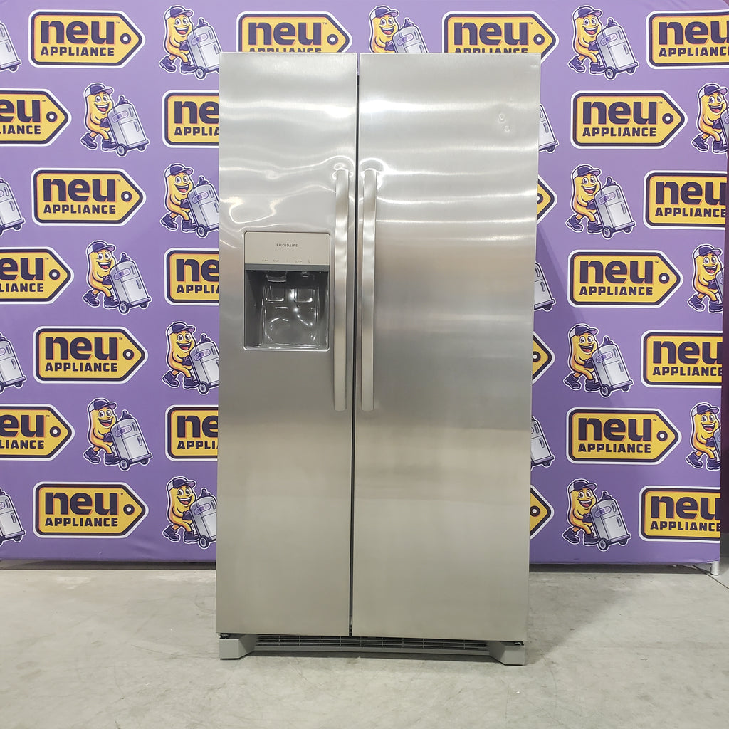 Pictures of Frigidaire 22 Cu. Ft. Counter-Depth Side-by-Side Refrigerator FRSC2333AS - Scratch & Dent (Minor) - Neu Appliance Outlet - Discount Appliance Outlet in Austin, Tx