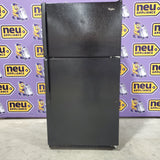Whirlpool 20.6-cu ft Top-Freezer Refrigerator in Black 05CR065 - WRT1L1TZYB - Certified Refurbished