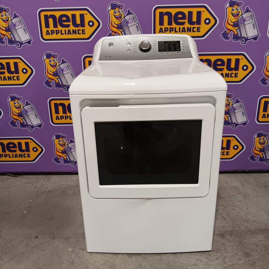 GE Top Load 4.0 Cu. Ft. Capacity Washer with Stainless Steel Wash Basket GTW325ASWWW - New in Box and GE 7.4-cu ft Vented Electric Dryer in White 16255 - GTD72EBSNWS - Certified Refurbished