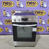 Lanbo 24 in. 4 Burner Elements Freestanding Electric Range in Stainless Steel with Air Fry, Rotisserie and True Convection 251315SD1150 - LBERT24RCSAA - Scratch & Dent (Minor)