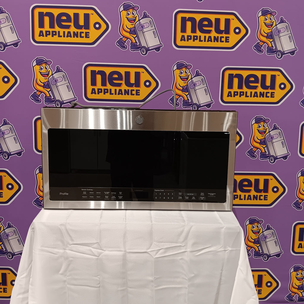 Pictures of GE Profile™ 2.1 Cu. Ft. Over-the-Range Sensor Microwave Oven PVM9005SJSS - New in Box - Neu Appliance Outlet - Discount Appliance Outlet in Austin, Tx