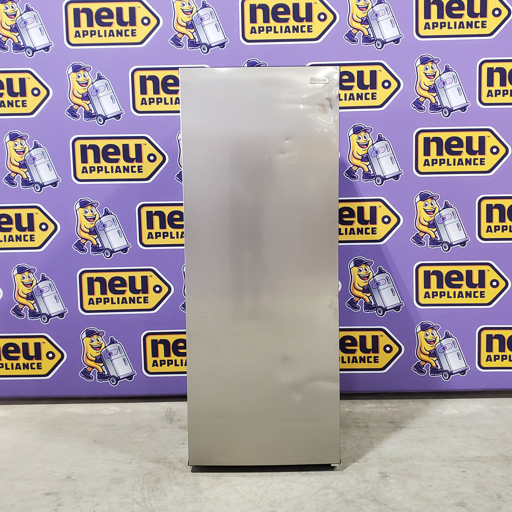 Pictures of 7.1 cu. ft. Manual Defrost Convertible Upright Freezer in Stainless Steel Look MDUFC7SS4 - Scratch & Dent - Moderate - Neu Appliance Outlet - Discount Appliance Outlet in Austin, Tx