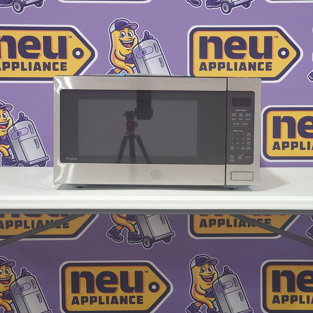 Pictures of GE Profile™ 2.2 Cu. Ft. Countertop Sensor Microwave Oven in Stainless Steel PES7227SLSS - Open Box - Neu Appliance Outlet - Discount Appliance Outlet in Austin, Tx