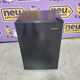 Vissani 2.6 cu. ft. Mini Refrigerator with 3-Glass Shelves and Manual Defrost in Black, ENERGY STAR VS26HSCPB - Scratch & Dent (Minor)