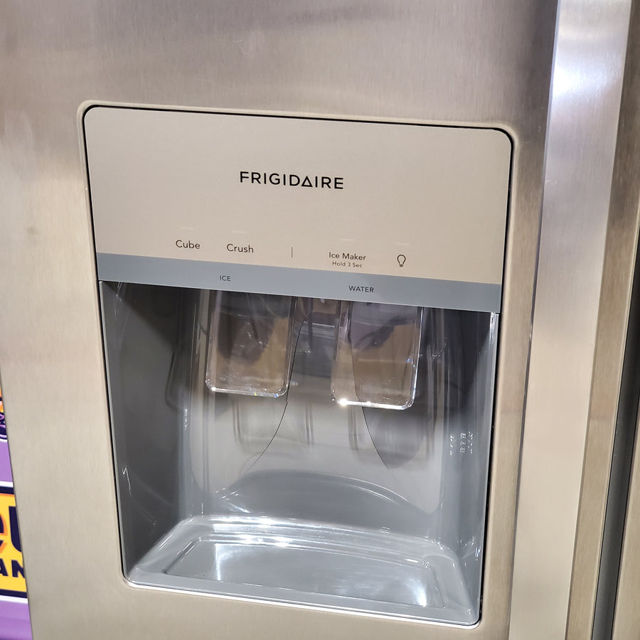 Frigidaire 22 Cu. Ft. Counter-Depth Side-by-Side Refrigerator in Stainless Steel 3SD1093 - FRSC2333AS - Scratch & Dent (Minor)