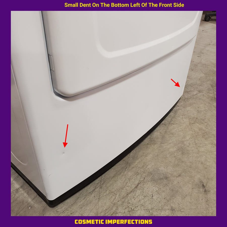 LG ENERGY STAR 7.3 cu. ft. Gas Dryer with Dial-A Cycle Knob and FlowSense Duct Clogging Indicator 31131SD58 - DLG6101W - Scratch & Dent (Minor)