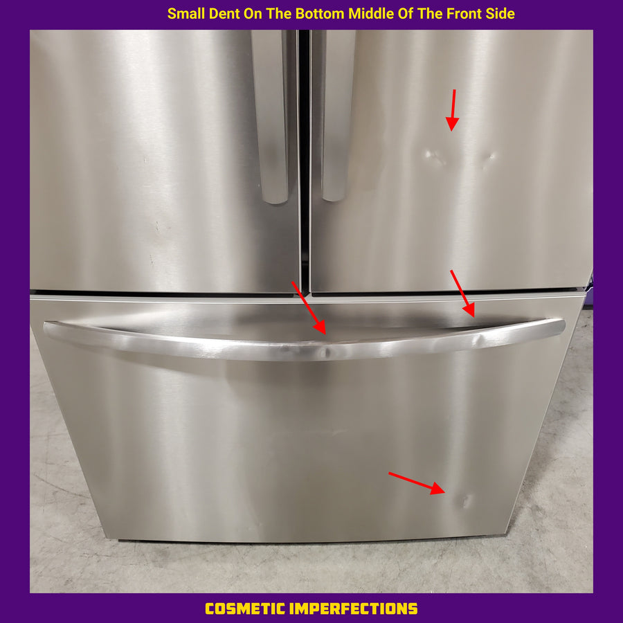 Frigidaire 29 Cu. Ft. Standard-Depth French Door Refrigerator in Stainless Steel 20SD007 - FRFN2813AF - Scratch & Dent (Minor)