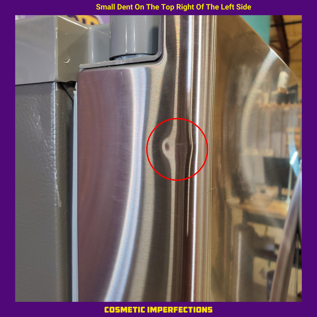 Pictures of LG 22 cu. ft. 30-inch Wide French Door Refrigerator in Stainless Steel LFCS22520S - Scratch & Dent (Moderate) - Neu Appliance Outlet - Discount Appliance Outlet in Austin, Tx