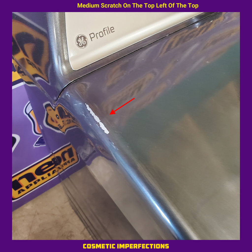 Pictures of Diamond Gray ENERGY STAR GE Profile 7.4 cu . ft. Electric Dryer with 120 ft. Venting - Certified Refurbished - Neu Appliance Outlet - Discount Appliance Outlet in Austin, Tx