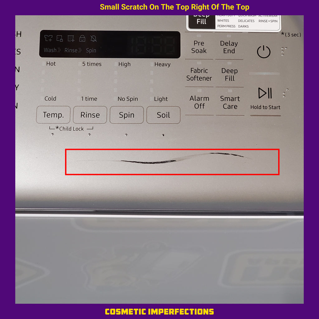 Pictures of Samsung ENERGY STAR 5.0 cu. ft. Top Load Washing Machine with Active Water Jet WA50R5200AW - Certified Refurbished - Neu Appliance Outlet - Discount Appliance Outlet in Austin, Tx