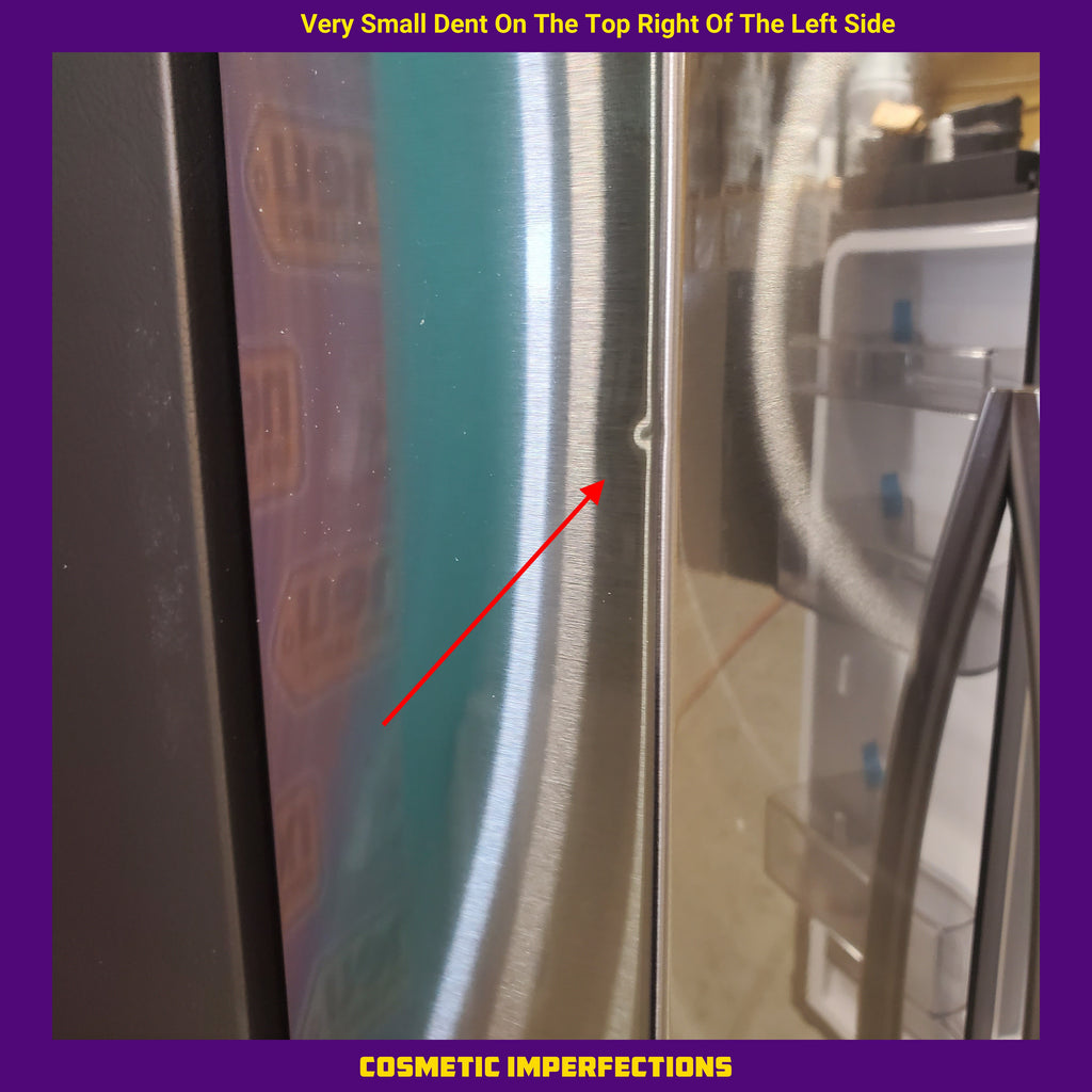 Pictures of Samsung 32 cu. ft. Mega Capacity 3-Door French Door Refrigerator with Dual Auto Ice Maker in Stainless Steel RF32CG5300SR - Scratch and Dent (Minor) - Neu Appliance Outlet - Discount Appliance Outlet in Austin, Tx