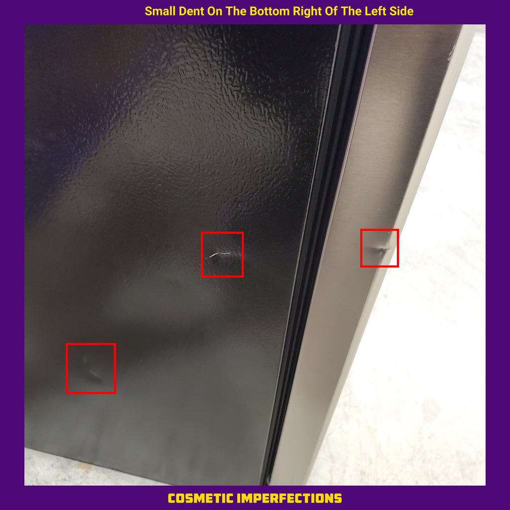 Pictures of Vissani 7.1 cu. ft. Top Freezer Refrigerator with Adjustable Shelf in Stainless Steel MDFF7SS - Scratch & Dent (Minor) - Neu Appliance Outlet - Discount Appliance Outlet in Austin, Tx