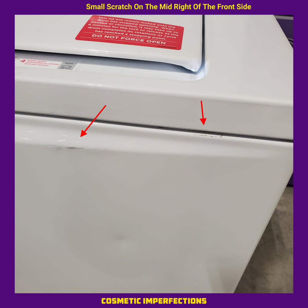 Pictures of Frigidaire Electric Washer/Dryer Laundry Center - 3.9 Cu. Ft Washer and 5.5 Cu. Ft. Dryer FLCE7522AW - Scratch & Dent (Minor) - Neu Appliance Outlet - Discount Appliance Outlet in Austin, Tx