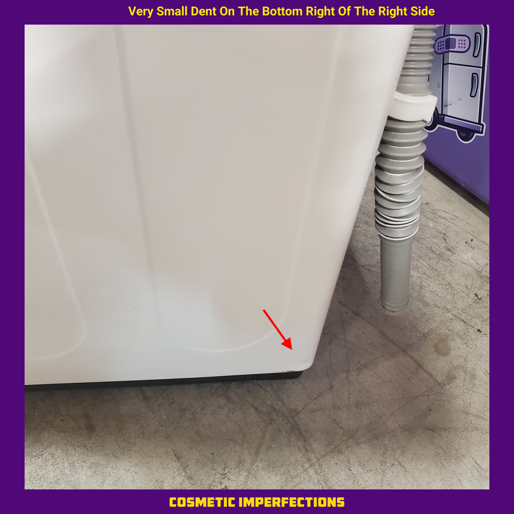 Pictures of LG White Top Load 4.5 Cu. Ft. Washer with NeveRust Drum and TurboDrum Technology WT7000CW - Certified Refurbished and LG 7.3 Cu. Ft. Electric Rear Control Ultra Large Capacity Dryer in White with Sensor Dry 16037 - DLE6100W - Certified Refurbished - Neu Appliance Outlet - Discount Appliance Outlet in Austin, Tx