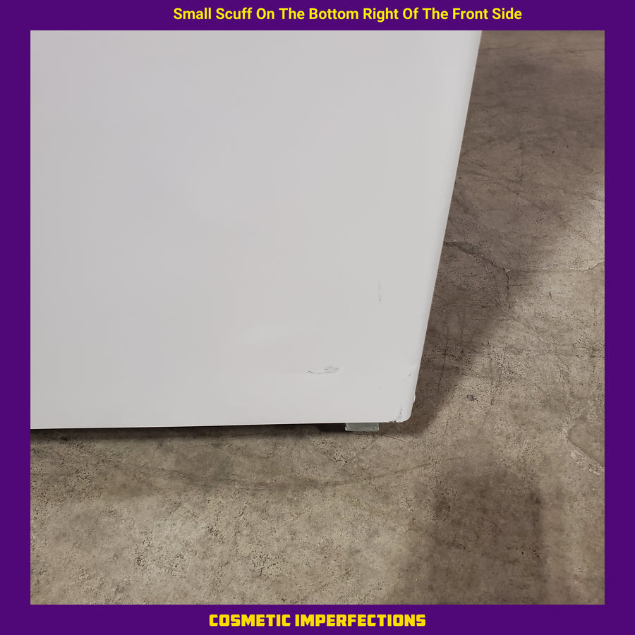GE Garage Ready 21.3 cu. ft. Frost Free Defrost Upright Freezer in White 30133SD115 - FUF21DLRWW - Scratch & Dent (Minor)