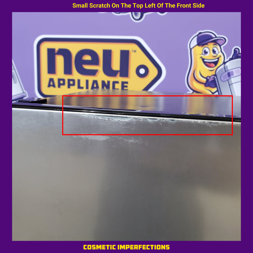 Pictures of Vissani 7.1 cu. ft. Manual Defrost Convertible Upright Freezer in Stainless Steel Look MDUFC7SS4 - Scratch & Dent (Minor) - Neu Appliance Outlet - Discount Appliance Outlet in Austin, Tx