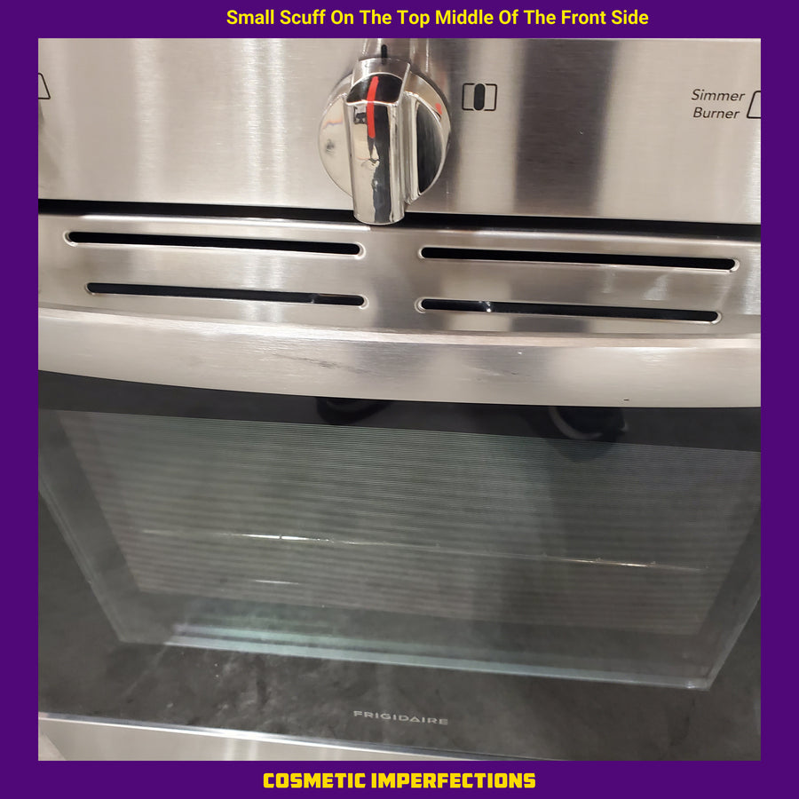 Frigidaire Stainless Steel Gas Range with Air Fry and Five Burner Cooktop 3SD1125 - FCRG3083AS - Open Box