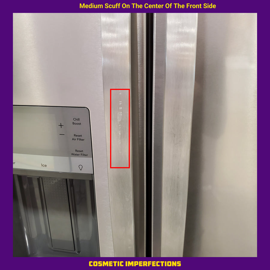 Frigidaire Gallery 26 Cu. Ft. Standard-Depth 4-Door French Door Refrigerator in Fingerprint Resistant Stainless Steel 20534SD708 - GRMS2773AF - Scratch & Dent (Moderate)