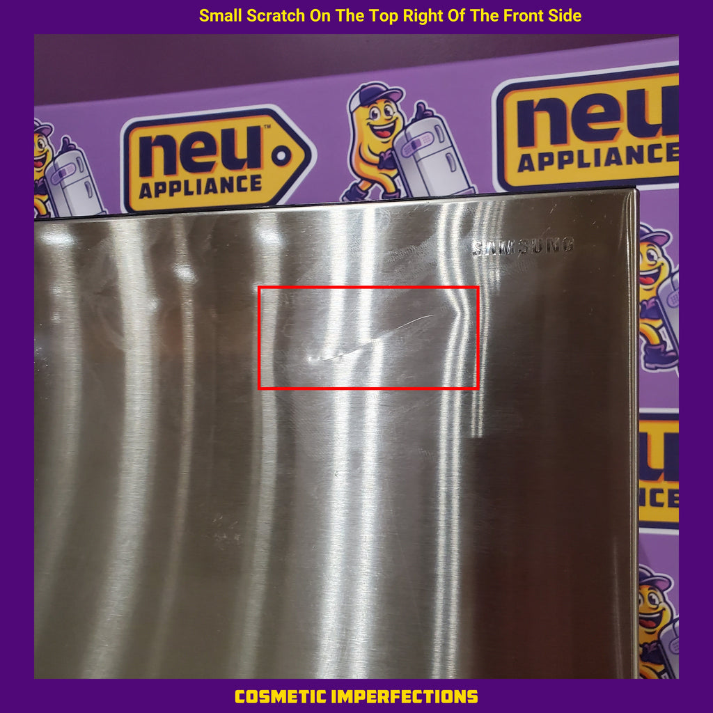 Pictures of Samsung 32 cu. ft. Mega Capacity 3-Door French Door Refrigerator with Dual Auto Ice Maker in Stainless Steel 4SD404 - RF32CG5100SR - Scratch & Dent (Minor) - Neu Appliance Outlet - Discount Appliance Outlet in Austin, Tx