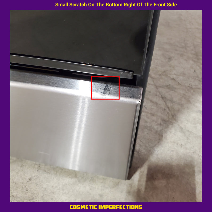 Whirlpool 4.8 cu. ft. 4 Burner Element Single Oven Electric Range in Stainless Steel 22136SD247 - WEE515S0LZ - Scratch & Dent (Minor)