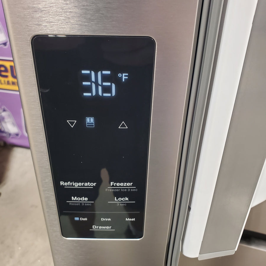 Whirlpool® 29 Cu. Ft. Family-Sized Capacity French Door Refrigerator with Flexible Temperature Drawer WRMF3736SZ - Scratch & Dent (Minor)
