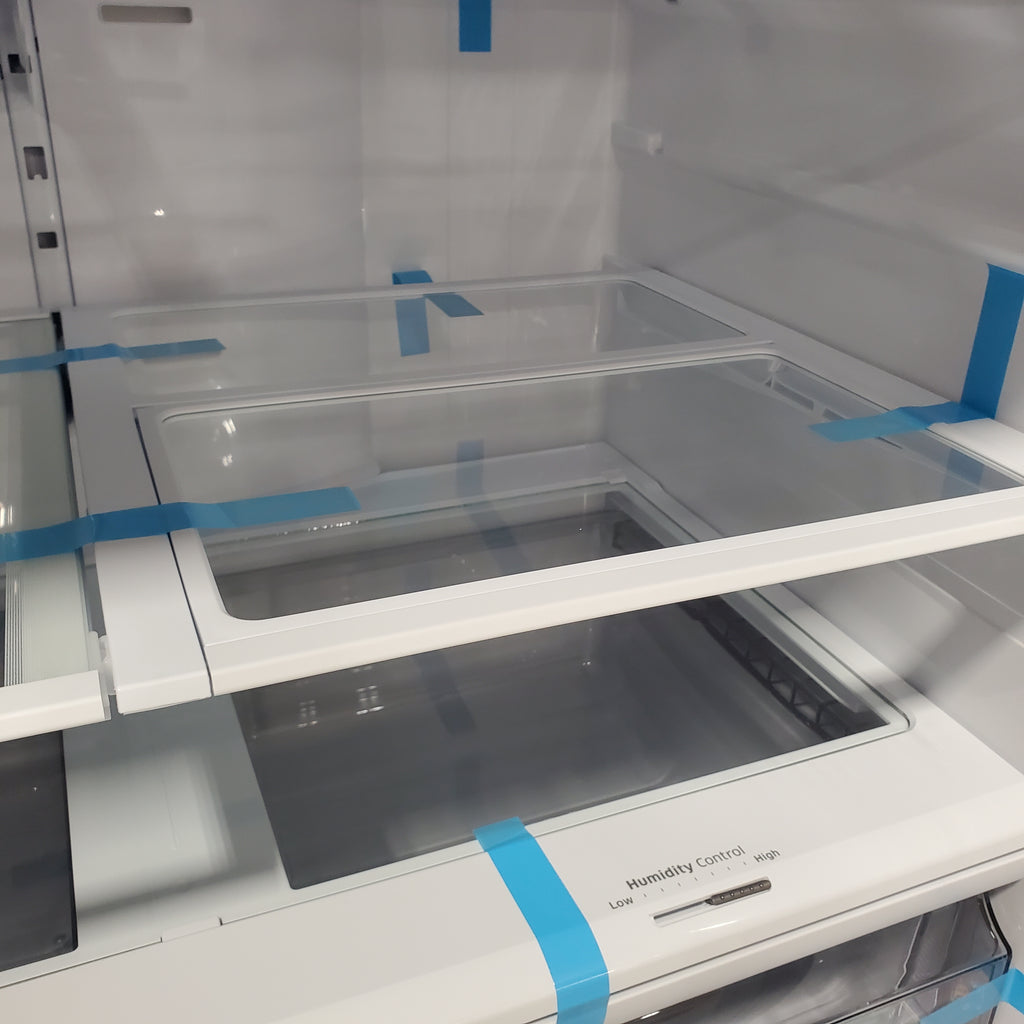 Pictures of Samsung 28 cu. ft. 4-Door French Door Refrigerator with FlexZone™ Drawer in Stainless Steel RF28R7201SR - Open Box - Neu Appliance Outlet - Discount Appliance Outlet in Austin, Tx